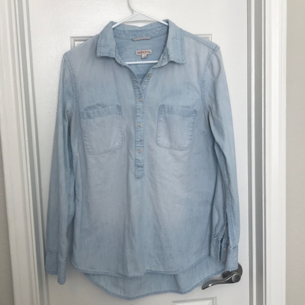 Merona Chambray Camp Shirt